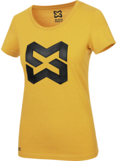 Arbeits T-Shirt Logo IV Damen senfgelb