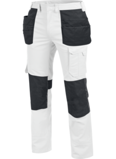 Pantalone con tasche esterne Cetus bianco