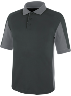 Atmungsaktives Poloshirt, trageangenehmes Poloshirt, Poloshirt ISO 15797 zertifiziert, Poloshirt für profesionelle Reinigung, Poloshirt für professionelle Trocknung, Poloshirt anthrazit, Poloshirt mit UV-Schutz