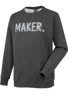 Langarmshirt Maker dunkelgrau