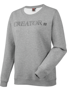 Langarmshirt Creator Damen grau