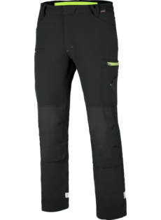 Moderne Winter Bundhose, gefütterte Arbeitshose mit praktischen Details, Hose mit Knietaschen EN 14404, Outdoor-Look für Handwerker