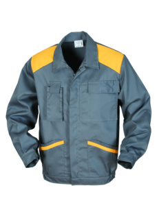 Chaqueta de Trabajo Profi Gris/Amarillo