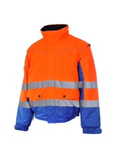 Chaqueta - Chaleco Alta Visibilidad 2/2 Naranja/Real