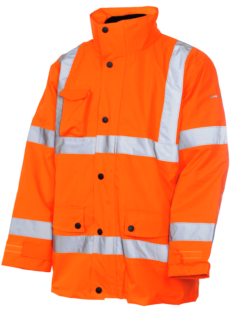 Parka de Trabajo 4en1 Alta Visibilidad 3/2 Naranja