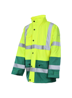 Parka de Trabajo 4 en1 Alta Visibilidad 2/2 Amarillo/Verde