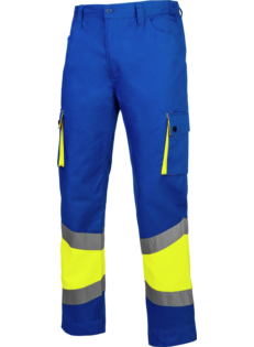 Calças de Trabalho Térmicas Alta Visibilidade 1/2 Amarelo/Real