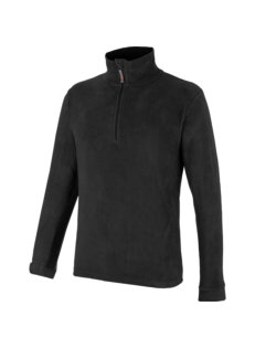 Pile Job+ mezza zip nero