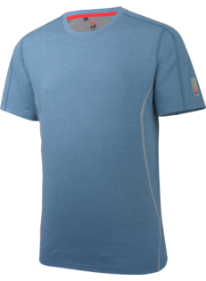 Haufreundliches Arbeits- T-Shirt, Farbe blau, sportiv und schnell trocknend, mit Raglanärmelschnitt und UV 50 Schtz