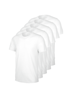 Lot de 5 tee-shirts de travail 180 Würth MODYF blancs