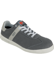 Chaussures de travail grises S1P, en microfibre légère, respirante, chaussures de sport pour le travail, look moderne, embout en acier, pour les artisans.