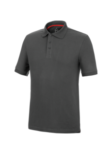 Polo Manga Corta Strong Gris Oscuro