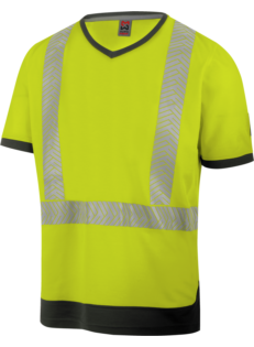 Maglietta Da Lavoro Riflettente Di Sicurezza Ad Alta Visibilità Estiva Ad Alta Traspirabilità Arancione L