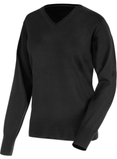 Pullover donna V-Neck nero