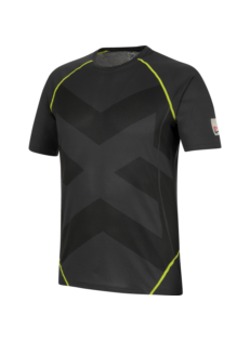 T-Shirt Stretch Evolution anthrazit lime