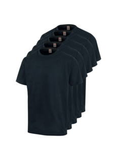 Arbeits T-Shirt 5er Pack marineblau