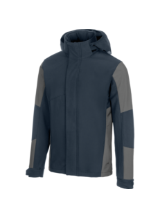 Softshell de travail JOB+ BICOLOR marine/gris