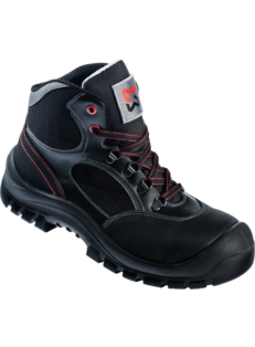 Demir Safety 1202 s3 plana negro zapato de seguridad zapato de trabajo