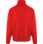 Sweatshirt Job + meio fecho Vermelho