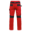 Pantalón de Trabajo Cetus Rojo/Antracita