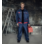 Pantalón de Trabajo Modyf Azul/Rojo
