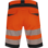 Bermuda de travail haute-visibilité fluo orange/anthracite Würth MODYF