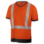 T-shirt HIVIS FLUO arancione fluo