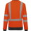 T-shirt alta visibilità manica lunga arancione fluo/antracite