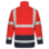 Parka de travail LUMEN 4 en 1 Rouge/Marine