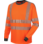 Warnschutz Langarmshirt Neon EN ISO 20471 orange