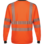 Warnschutz Langarmshirt Neon EN 20471 3 orange