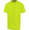 T-shirt Job+ lime 100% cotone jersey
