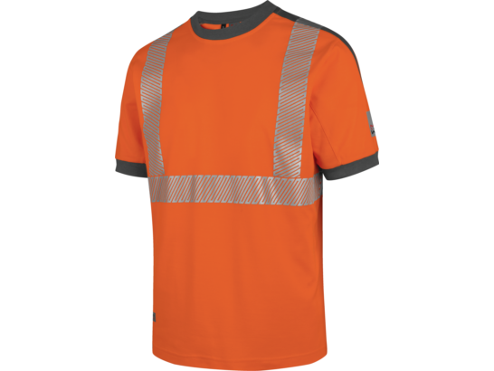 T-Skjorte Neon EN 20471 2 orange