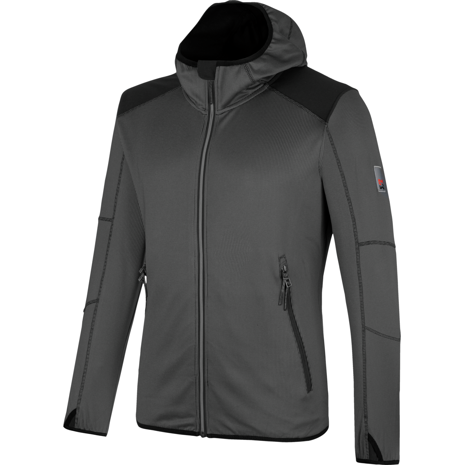 Fleecejacke Stretch Evolution schwarz