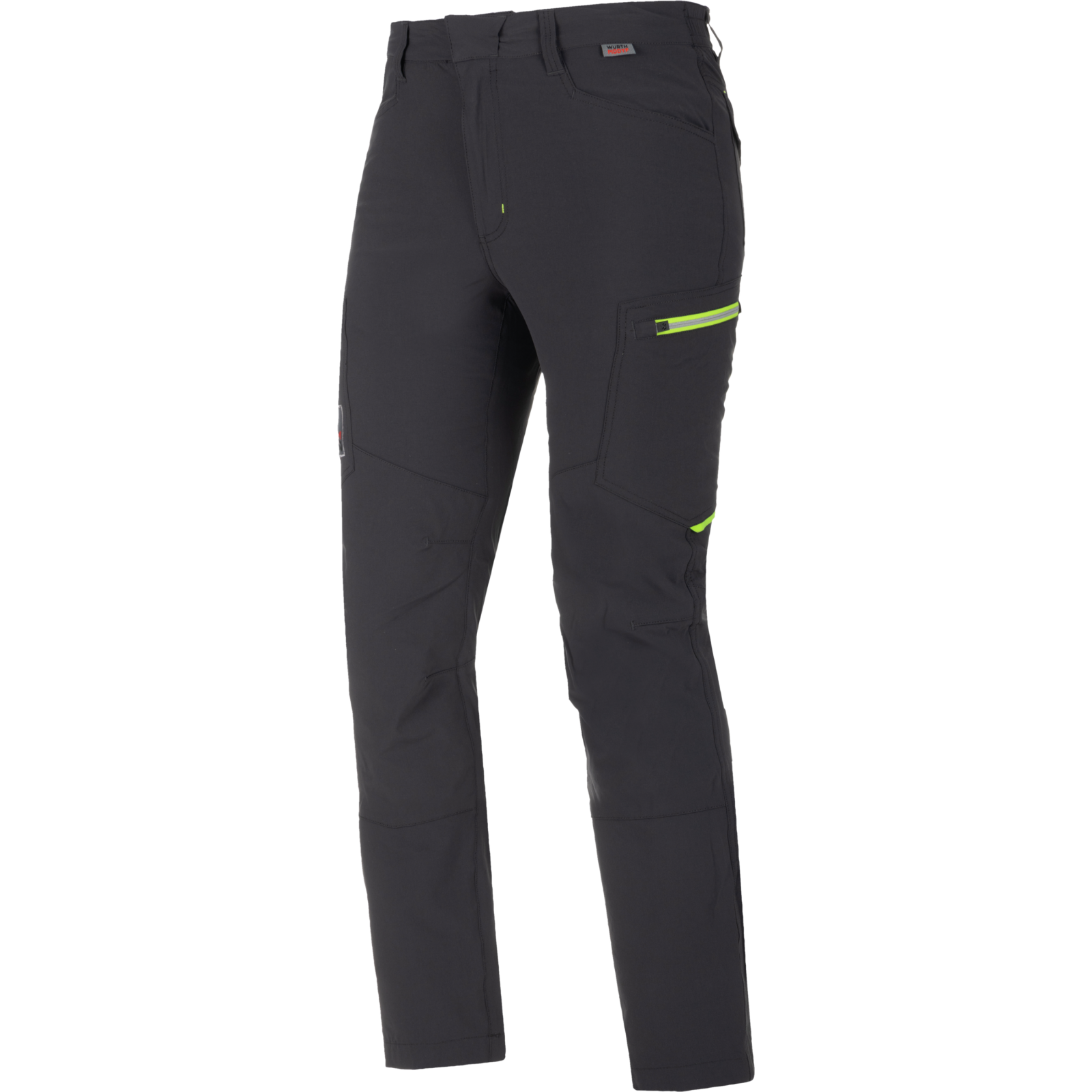 Stretch Evolution Bundhose light anthrazit lime