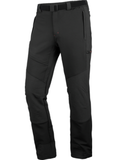 Pantalon fonctionnel de couleur noire pour le travail et les loisirs, matériau léger, élastique et confortable, tissu extensible, design sportif, robuste et durable.