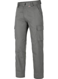 Pantalone grigio invernale con cerniera YKK