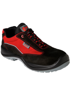 Zapato de seguridad S1P Light II Negro/Rojo
