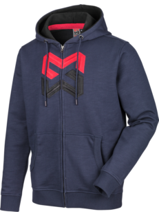 Würth MODYF X-Finity Werksweater met rits marineblauw