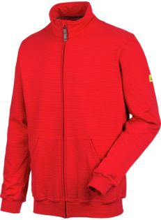 Sweatjacke Apus ESD rot