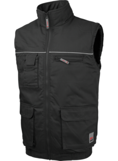 TH26 Gilet de sécurité Gilet réfléchissant Workwear Gilet de sécurité réflecteur Sécurité Veste sans manches Color : Black 