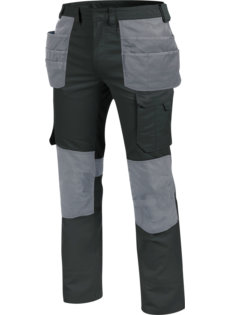 Arbeitslatzhose Arbeitshose Arbeitsjacke Shorts Arbeitsbekleidung schwarz/ grau 