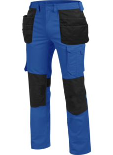 Widerstandsfähige Bundhose, metallfreie Bundhose, Bundhose OEKO-TEX® Standard 100, Bundhose für professionelle Reinigung geeignet, Bundhose blau