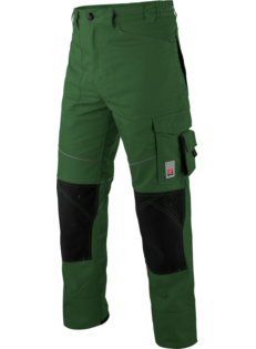 Grüne Arbeitshose für Gärtner und Landwirte, Knieschutztaschen nach EN 14404, robust, strapazierfähig, komfortabel