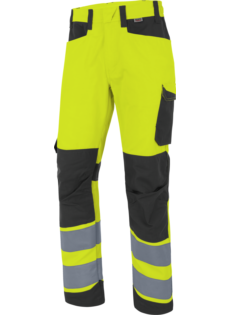 Pantalon de travail Fluo Industriel Haute-Visibilité Würth MODYF Jaune/Anthracite