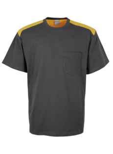 Camiseta Combi Gris/Amarillo