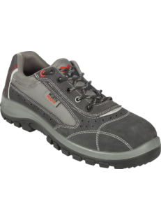 Chaussure de travail bon marché grise, S1P, respirante, capuchon en acier, à partir de la pointure 35, antidérapant.