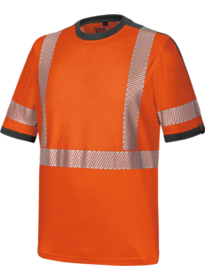 Warnschutz T-Shirt Klasse 2 Neon Plus orange