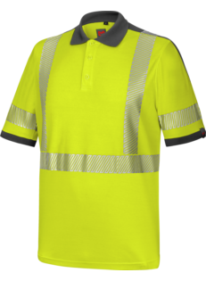 Warnschutz Poloshirt Klasse 2 Neon Plus gelb