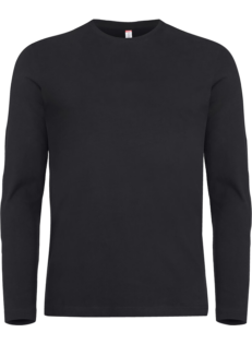 Langermet T-skjorte sort